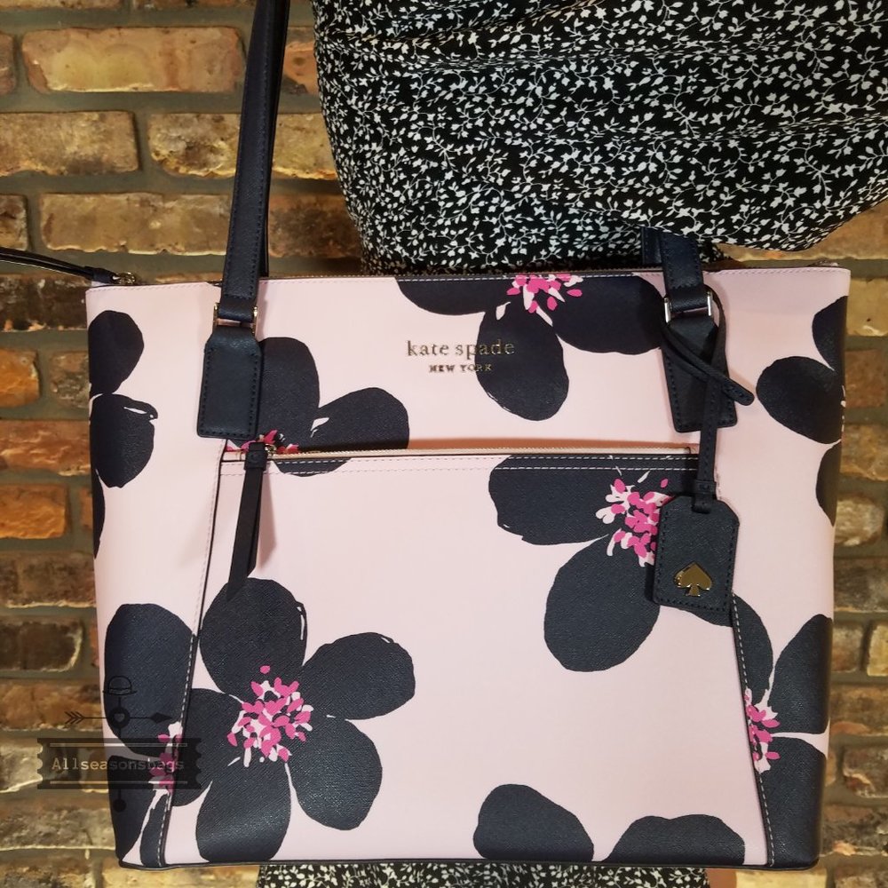 Kate Spade Cameron Pocket Tote Large Grand Flora - Picture 4 of 6